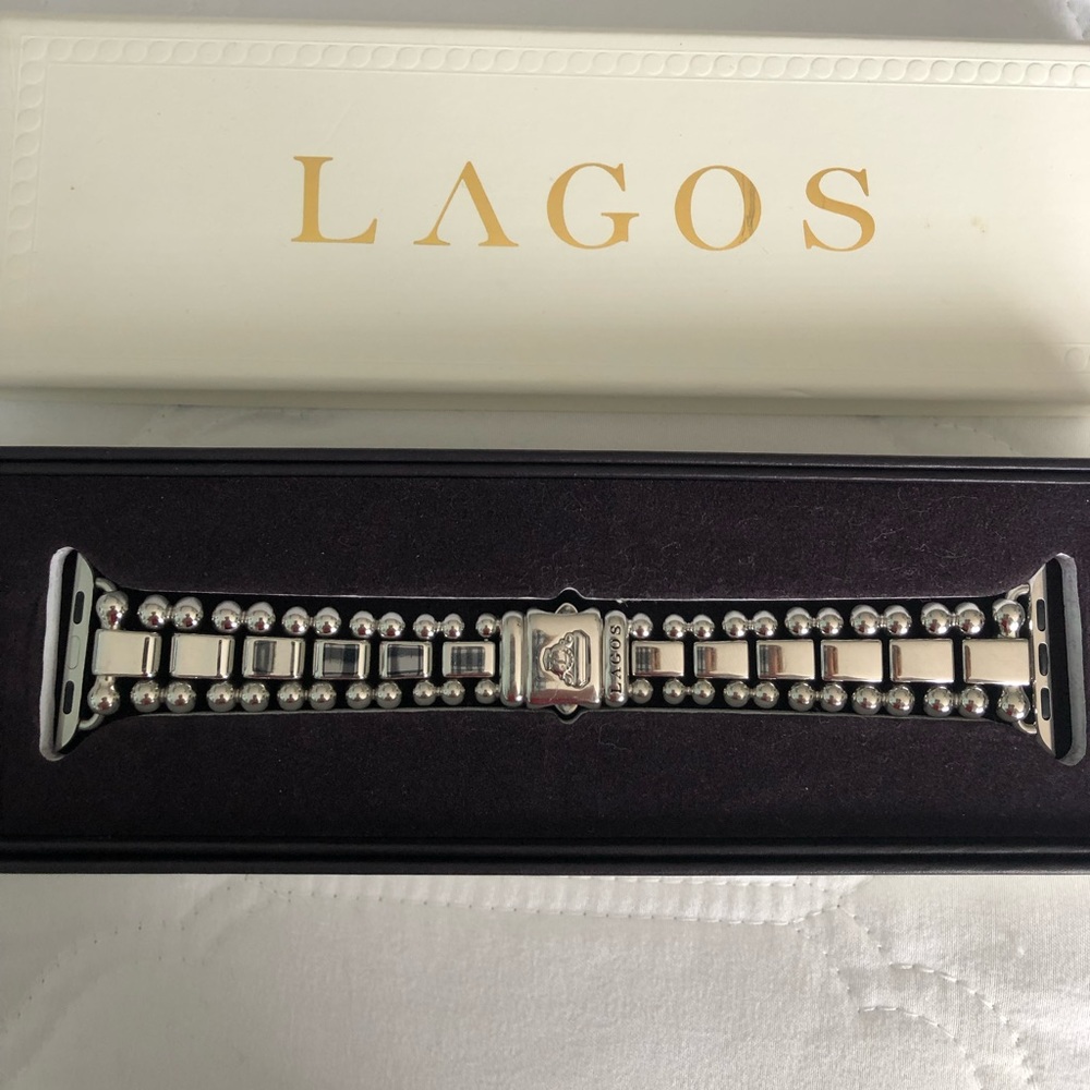 Lagos Smart Caviar Stainless Steel Watch Bracelet Style 12-90005-7 38-44 mm